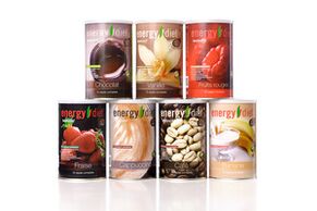 preparation of products of energy diets