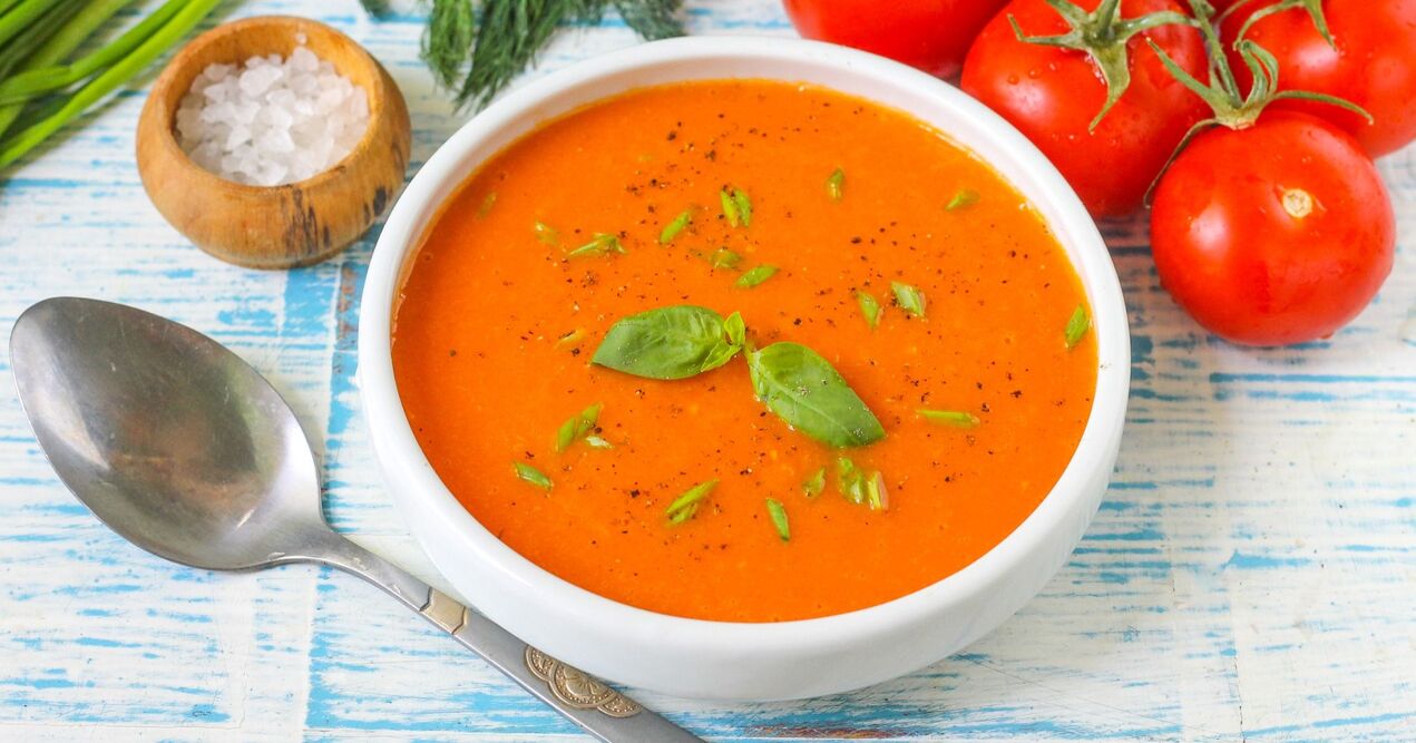 tomato puree soup on a diet favorite