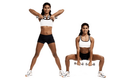 exercises with dumbbells for losing weight on the stomach and sides